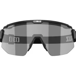 Lunettes Trail|Lunettes Trail-Running<Bliz Lunettes de soleil Breeze Matt Black Brown Silver Mirror Polarized + Orange