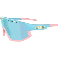 Outlet Lunettes de soleil Fusion Small Matte Pastel Blue Smoke Ice Blue Mirror Femme Lunettes, Visières|Lunettes Trail