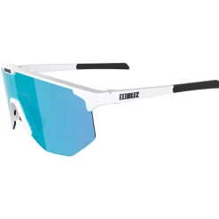 Lunettes de soleil Hero Small Matte White Brown Blue Mirror Femme Lunettes Trail|Lunettes Trail-Running