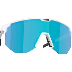 Lunettes de soleil Hero Small Matte White Brown Blue Mirror Femme Lunettes Trail|Lunettes Trail-Running