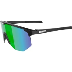 Lunettes, Visières|Lunettes Femme<Bliz Lunettes de soleil Hero Matte Black Brown Green Mirror