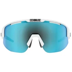Lunettes, Visières|Lunettes Femme<Bliz Lunettes de soleil Matrix Small Matt White Smoke Blue Mirror