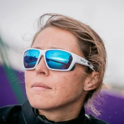 Lunettes Polarisées|Lunettes Femme<Bollé Lunettes de soleil Airfin White Matte Grey Volt+ Offshore Polarized