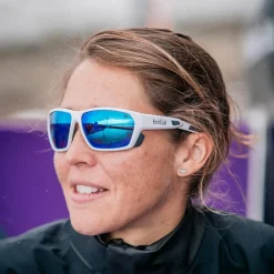 Lunettes Polarisées|Lunettes Femme<Bollé Lunettes de soleil Airfin White Matte Grey Volt+ Offshore Polarized