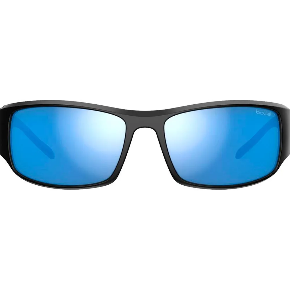 Lunettes Polarisées|Lunettes Homme<Bollé Lunettes de soleil King Black Matte Sky Blue Polarized