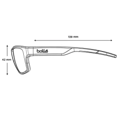 Lunettes Femme|Lunettes Femme<Bollé Lunettes de soleil Status Black Matte Brown Blue