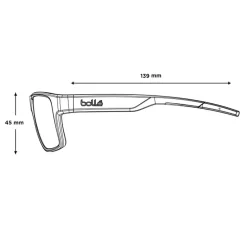 Lunettes Femme|Lunettes Femme<Bollé Lunettes de soleil Temper Black Matte TNS Gold