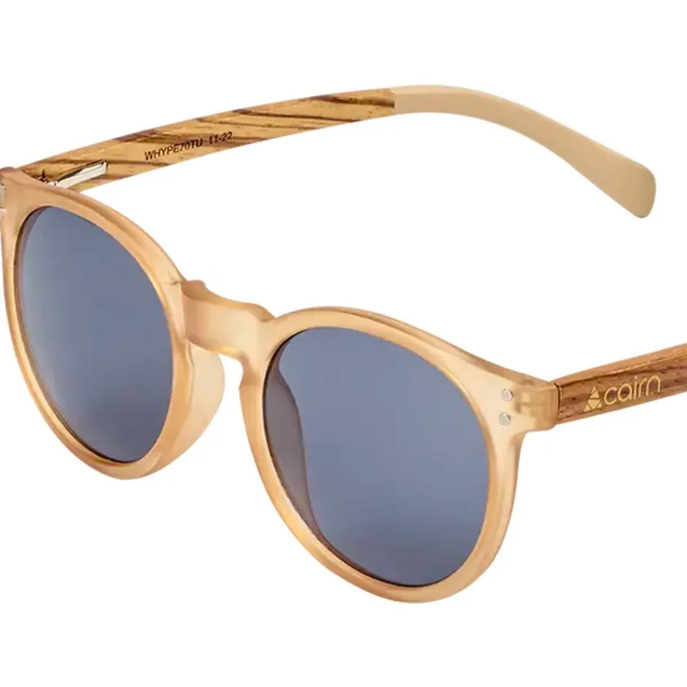 Discount Lunettes de soleil Hype Mat Transparent Biscuit Wood Femme Lunettes Femme|Lunettes Homme