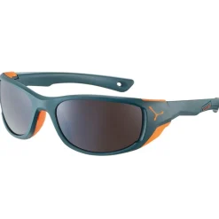 Lunettes Femme|Lunettes Homme<Cebe Lunettes de soleil Jorasse M Matt Petrol Orange Zone Brown Cat.4 Silver