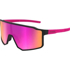 Online Lunettes de soleil Outflow Matt Black Pink Rose Red Mirror Femme Lunettes Trail|Lunettes Trail-Running
