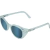 Best Lunettes de soleil Sidewalk Shiny Transparent Blue Mirror Femme Lunettes Femme