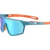 Lunettes Enfant<Cebe Lunettes de soleil S'Trace Atlantic Blue Orange Matte Zone Blue Light Grey Cat.3 Blue