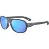 Lunettes Enfant<Cebe Lunettes de soleil Zac Soft Touch Grey Zone Blue Light Grey Cat.3 Blue Flash Mirror