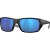 New Lunettes de soleil Tailfin Matte Black Blue Mirror Polarized Femme Lunettes Femme|Lunettes Polarisées