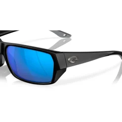New Lunettes de soleil Tailfin Matte Black Blue Mirror Polarized Femme Lunettes Femme|Lunettes Polarisées
