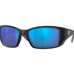 Lunettes Polarisées|Lunettes Femme<Costa Del Mar Lunettes de soleil Blackfin Matte Black Blue Mirror Polarized