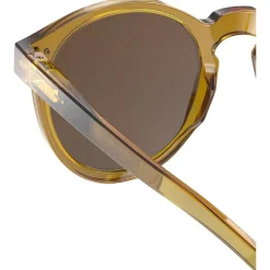 Online Lunettes de soleil Sun #M Golden Green Femme Lunettes Femme