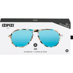Lunettes Femme<Izipizi Lunettes de soleil Sun #I Blue Tortoise Soft Blue Mirror