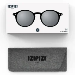 Lunettes Enfant<Izipizi Lunettes de soleil D Sun Junior Black Soft Grey Lenses Cat 3