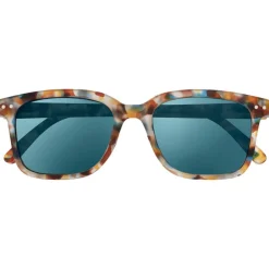 Lunettes Femme<Izipizi Lunettes de soleil Sun #L Blue Tortoise Soft Blue Mirror