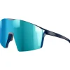 New Lunettes de soleil Edge Cover Mat Bleu Gris Spectron Hd 4 Polarized Femme Lunettes Femme|Lunettes Homme