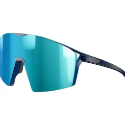 New Lunettes de soleil Edge Cover Mat Bleu Gris Spectron Hd 4 Polarized Femme Lunettes Femme|Lunettes Homme