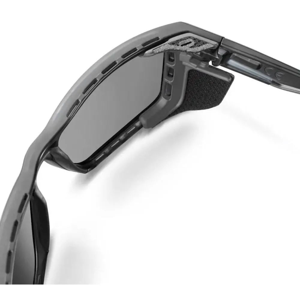 New Lunettes de soleil Shield Bleu Mat Cameleon Homme Lunettes Homme|Lunettes Polarisées