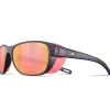 Lunettes Homme<Julbo Lunettes de soleil Camino Violet Foncé Rose Spectron 3 Flash Rose