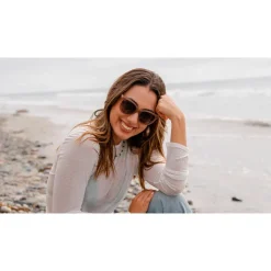 Clearance Lunettes de soleil Deja Views Rosa Latte Femme Lunettes Femme|Lunettes Polarisées