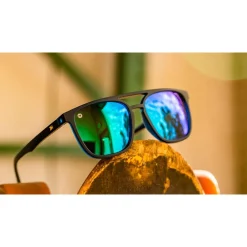 Lunettes Femme|Lunettes Polarisées<Knockaround Lunettes de soleil Brightsides Rubberized Navy Rider