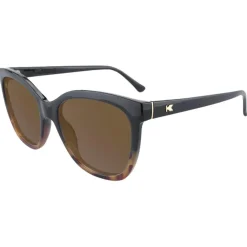 Lunettes Femme|Lunettes Polarisées<Knockaround Lunettes de soleil Deja Views Glossy Black & Blonde Tortoise Shell Fade