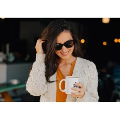 Lunettes Femme|Lunettes Polarisées<Knockaround Lunettes de soleil Deja Views Glossy Black & Blonde Tortoise Shell Fade