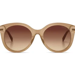 Lunettes Femme<Komono Lunettes de soleil Ellis Metal Sahara White Gold