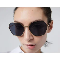 Lunettes Femme<Komono Lunettes de soleil Belle Gold Black