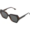 Discount Lunettes de soleil Poly Black Tortoise Femme Lunettes Femme