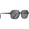 Discount Lunettes de soleil Little Bell Translucent Grey Neutral Grey Lunettes Polarisées
