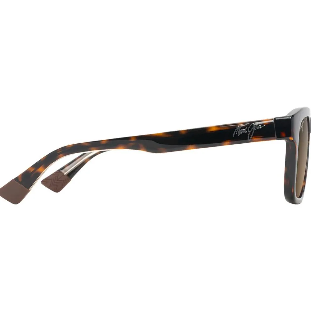 Lunettes Polarisées|Lunettes Femme<Maui Jim Lunettes de soleil Maluhia Havane Foncé Brillant Jaune Transparent Hcl Bronze Minéral Superthin