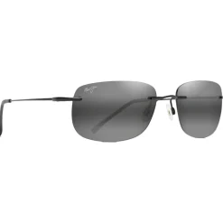 Hot Lunettes de soleil Ohai Gloss Black Gris Neutre MauiBrilliant Lunettes Polarisées