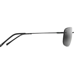 Hot Lunettes de soleil Ohai Gloss Black Gris Neutre MauiBrilliant Lunettes Polarisées