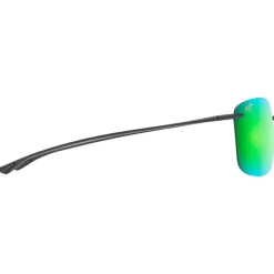 Sale Lunettes de soleil Akau Matte Black Mauipure Lt Mauigreen Femme Lunettes Femme|Lunettes Polarisées