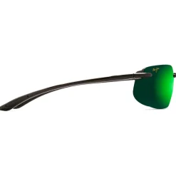 Hot Lunettes de soleil Banyans Noir Brillant MauiGreen MauiBrilliant Lunettes Polarisées|Lunettes Homme