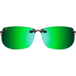 Hot Lunettes de soleil Banyans Noir Brillant MauiGreen MauiBrilliant Lunettes Polarisées|Lunettes Homme