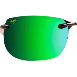 Hot Lunettes de soleil Banyans Noir Brillant MauiGreen MauiBrilliant Lunettes Polarisées|Lunettes Homme