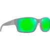 Sale Lunettes de soleil Mangroves Mat Foncé Gris Clair MauiGreen Mineral Superthin Femme Lunettes Femme|Lunettes Polarisées