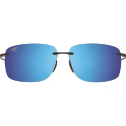 Lunettes Femme|Lunettes Polarisées<Maui Jim Lunettes de soleil Hema Mat Dark Brown Blue Hawaii Maui Pure Lt