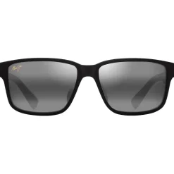 Lunettes Femme|Lunettes Homme<Maui Jim Lunettes de soleil Kuniahi Asian Fit Matte Black Neutral Grey MauiPure