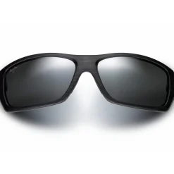 Lunettes Femme|Lunettes Polarisées<Maui Jim Lunettes de soleil Wassup Gris Mat Grain De Bois Noir Gris Neutre