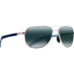 Lunettes Polarisées|Lunettes Femme<Maui Jim Lunettes de soleil Guardrails Argent Bleu Clair Gris Neutre MauiBrilliant