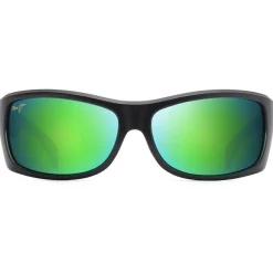 Lunettes Polarisées<Maui Jim Lunettes de soleil Equator Noir Mat Olive MauiGreen Mineral SuperThin