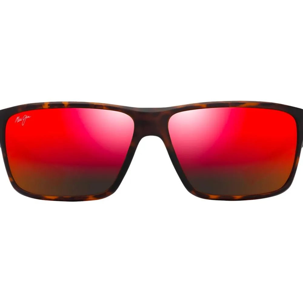 Lunettes Femme|Lunettes Polarisées<Maui Jim Lunettes de soleil Uila Havane Foncé Mat Orange Hawaii Lava Minéral Superthin